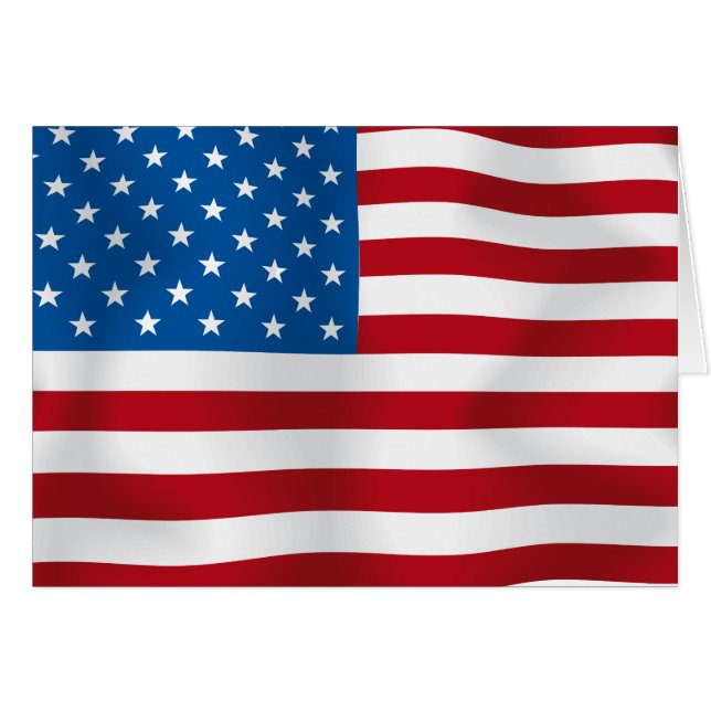 Förenade Stater Hälsningskort (Framsidan Horizontal)