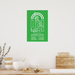 Förenade Stater i Andalusien Poster
