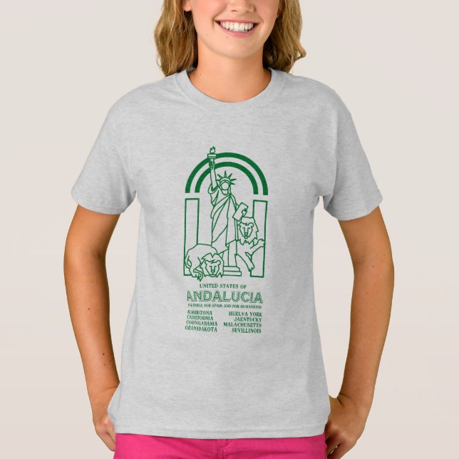 Förenade Stater i Andalusien T Shirt (Framsida)