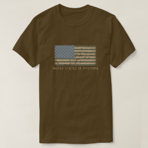 Förenade Stater i Dystopia T Shirt
