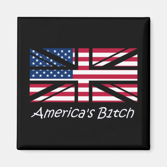 Förenade Stater i Storbritannien (Slogan Version) Magnet (Framsidan)