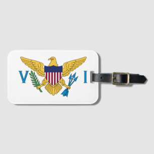 Förenade Stater-Jungfruöarna Flagga Bagagebricka