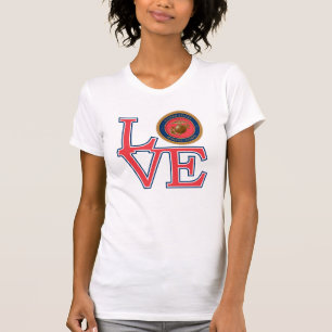 Förenade Stater marinkår Kärlek T Shirt