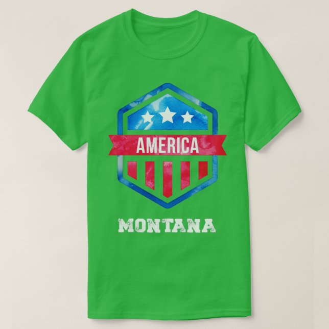 förenade stater Montana T Shirt (Design framsida)