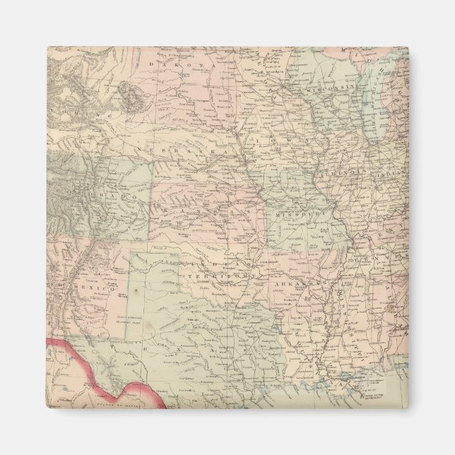 Förenade Stater och territorier 2 Magnet (Framsidan)