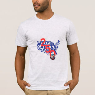 Förenade Stater USA Amerika 250 Karta och Eagl T Shirt