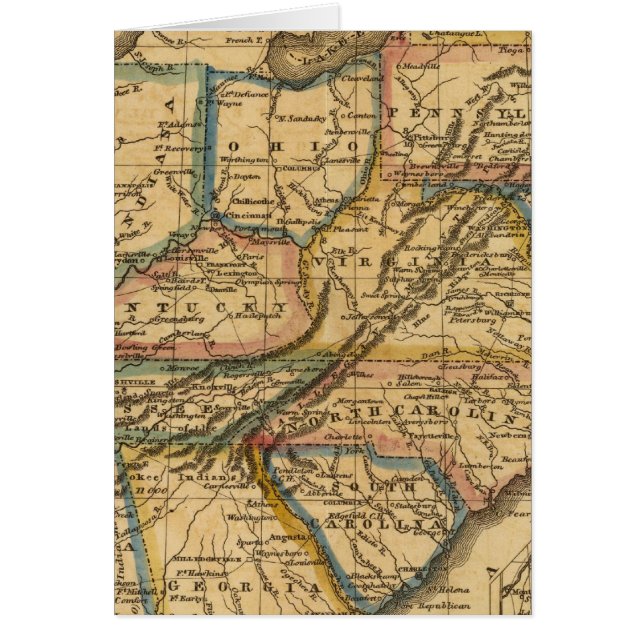 Förenade Staterna 9 Hälsningskort (Framsidan)