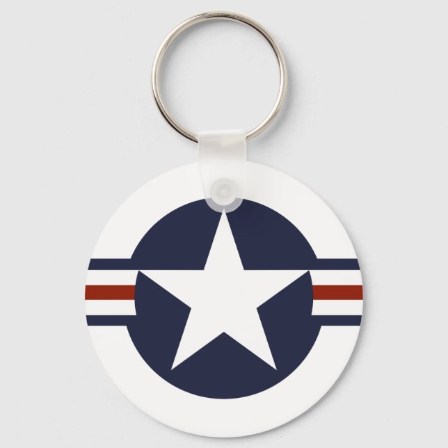 förenade symbolen stater america land flagga round nyckelring (Framsida)