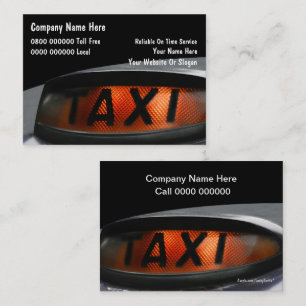 Förenade Taxi Affärskorten Visitkort