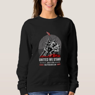 Förenade vi står för självständig dagsgrafik med s t shirt