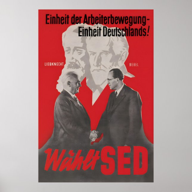 Förenandet av arbetarrörelsen betyder poster (Framsidan)