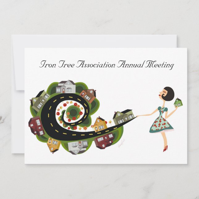 Förening årsmöte. inbjudningar (Framsida)