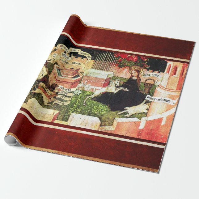 FÖRENING SOM MYSTISKT HUNT AV UNICORN PRESENTPAPPER (Utrullad)