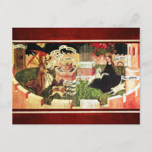 FÖRENING SOM MYSTISKT HUNT AV UNICORN VYKORT