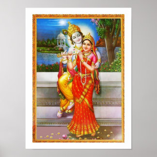 Förening till Radha Krishna Poster