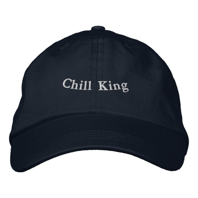 Förenkla royaltyn med Chill Kung-Hat Broderad Keps (Framsida)