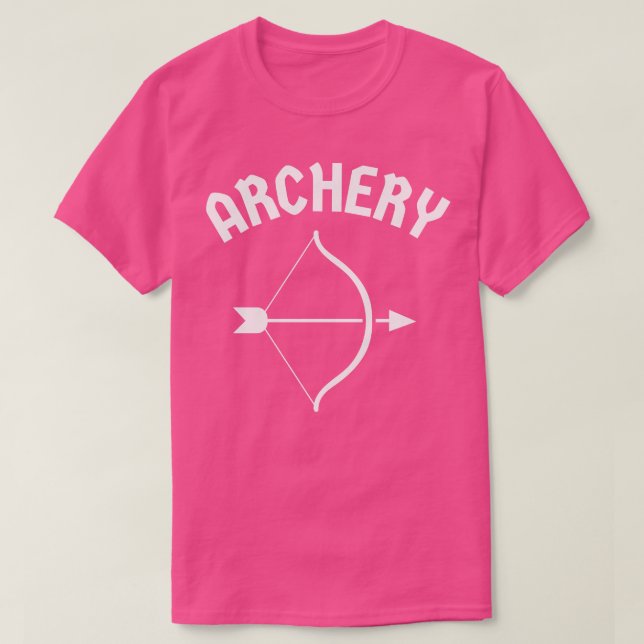 Förenklad armatur och pilbåge t shirt (Design framsida)
