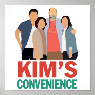 Förenklad konst i Kims-konventionen Poster