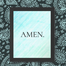 Förenklad, minimalistisk tro påstående poster