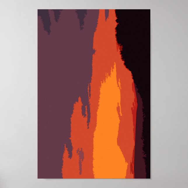 Förenklad solnedgång poster (Framsidan)