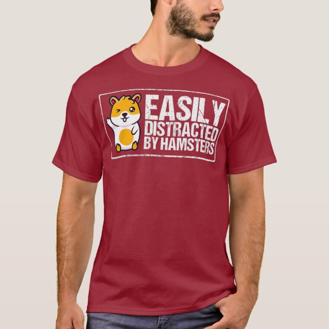 Förenklad uppdelning av Hamsters Gift Funny Hamste T Shirt (Framsida)
