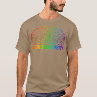 Förenklad version av neurologisk mångfald t shirt