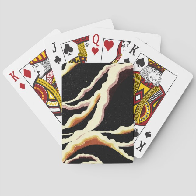 Förenklare dekorativ design 1902 casinokort (Baksidan)