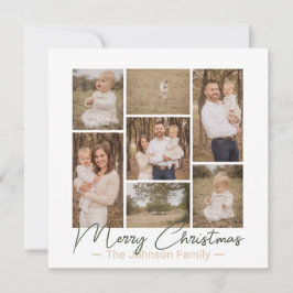 Förenklat julkort för fotopapper i Land