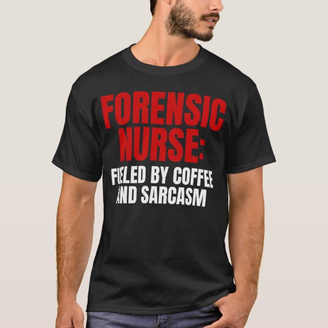 Forensic nurse t shirt (Framsida)