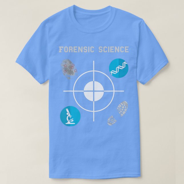 Forensic Science  Crime Scene Evidence  T Shirt (Design framsida)