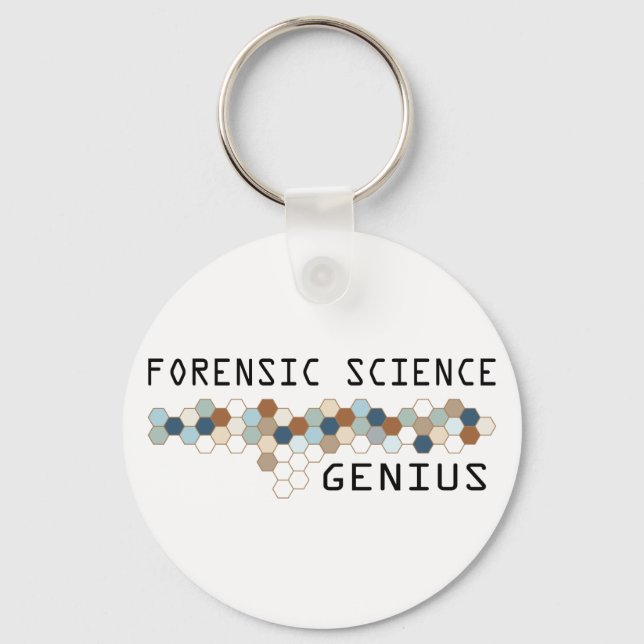 Forensic Science Genius Nyckelring (Framsida)