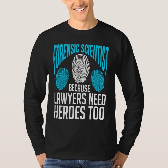 Forensic Scientist  Forensics Science Crime Chemis T Shirt (Framsida)