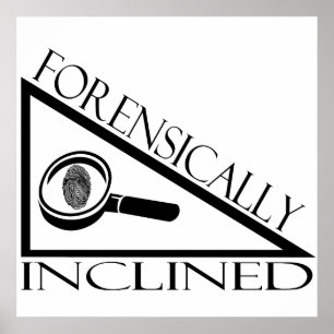 Forensically benäget poster