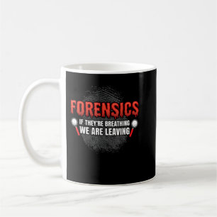 Forensich Science Funny Crime Scene Evidence DNA C Kaffemugg