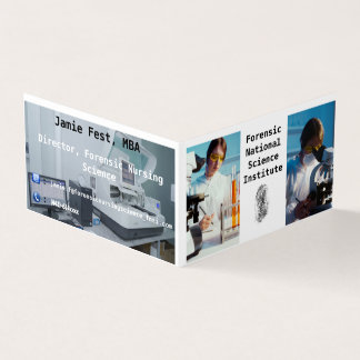 Forensik Science Premium Pearl Folded Visitkort