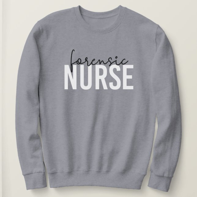 Forensisk sjuksköterska | Rättsmedicinska sjuksköt T Shirt (Design framsida)
