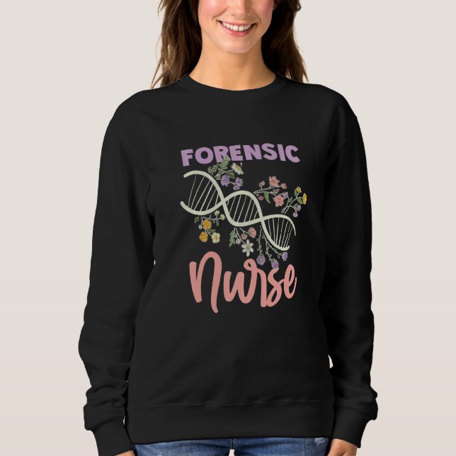 Forensisk sjuksköterskekriminalteknik t shirt (Framsida)