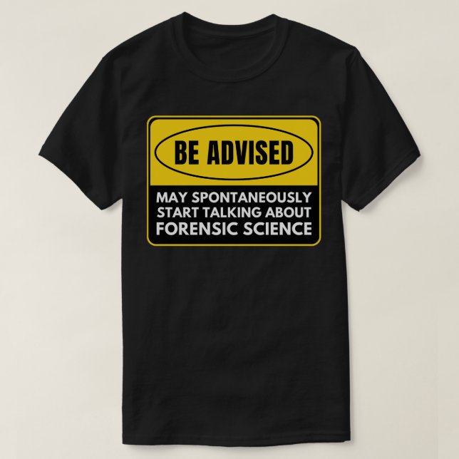 Forensisk vetenskap 15 t shirt (Design framsida)