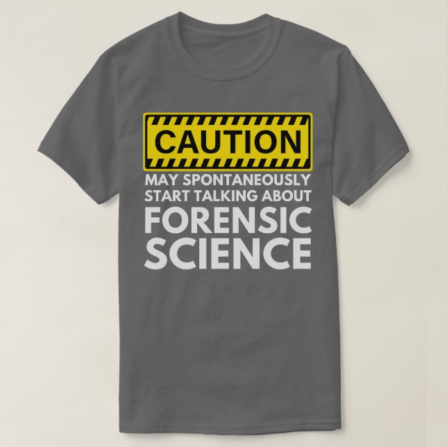 Forensisk vetenskap 4 t shirt (Design framsida)