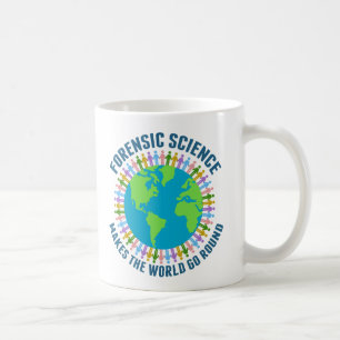 Forensisk vetenskap gör World Go Round Kaffemugg