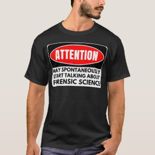 Forensisk vetenskap t shirt