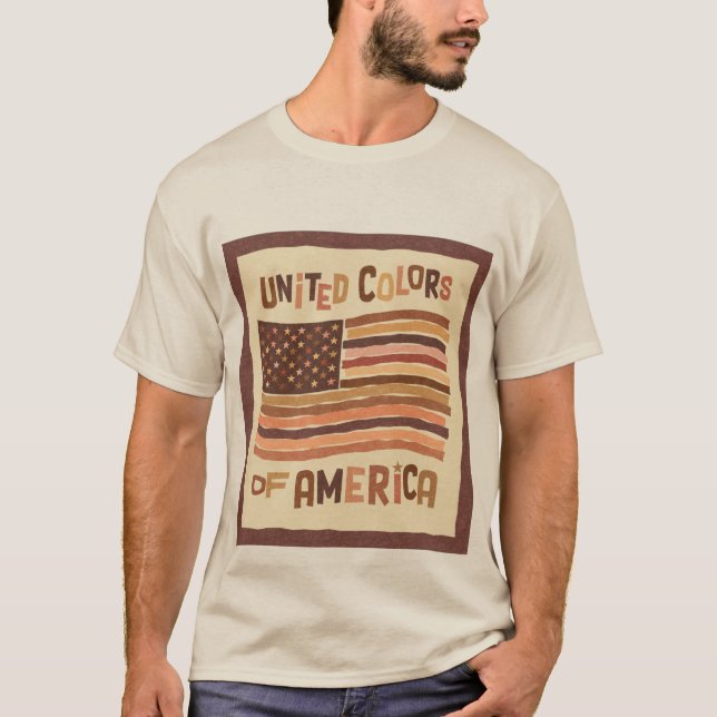 Förenta Färg T Shirt (Framsida)