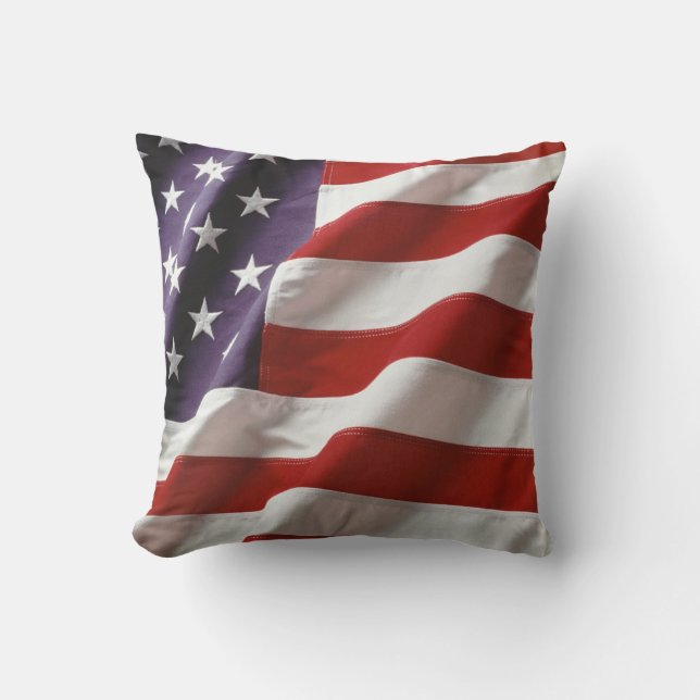 Förenta Stater Flagga Kudde (Framsida)