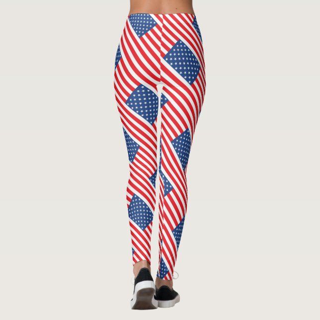 Förenta Stater i Amerikanska flagga Leggings (Baksida)