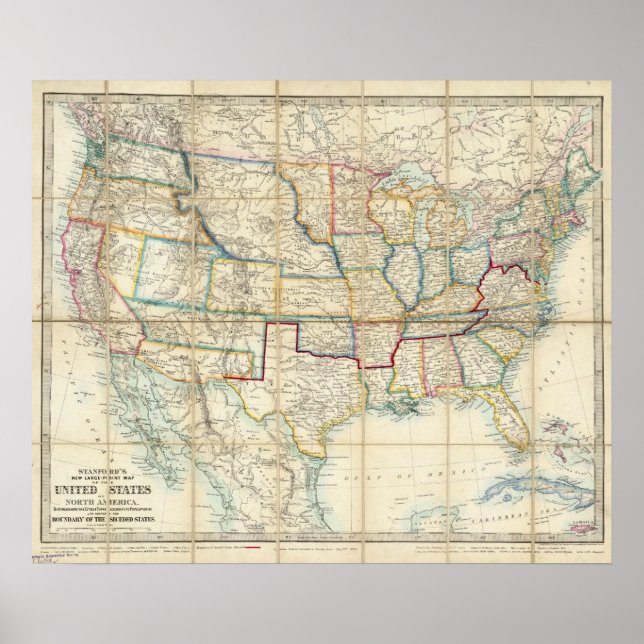Förenta Stater i Nordamerika Poster (Framsidan)