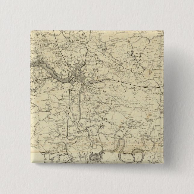 Förenta Stater:s militära Karta Knapp (Framsida)