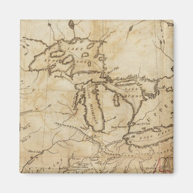 Förenta Stater:s westerna territorier Magnet (Framsidan)