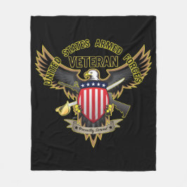 Förenta Stater, välförtjänt betjänad av försvarsma Fleecefilt