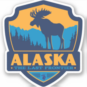" Förenta staterna: 2020/i dag Alaska - den sista Klistermärken
