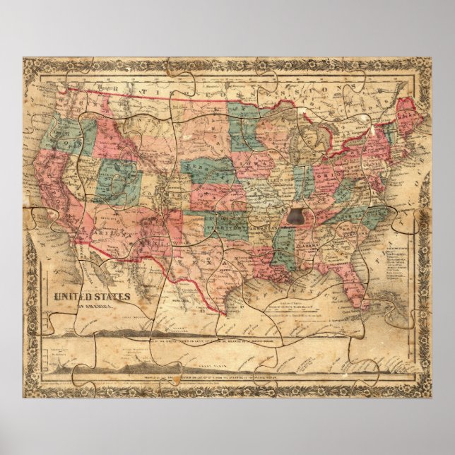 Förenta staterna 5 poster (Framsidan)